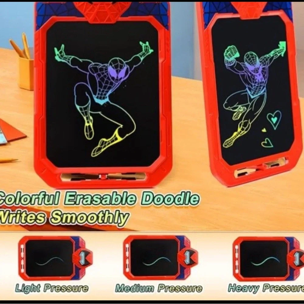 Mech Warrior (Spider-Man) LCD Writing Tablet - Blue, Green, Red